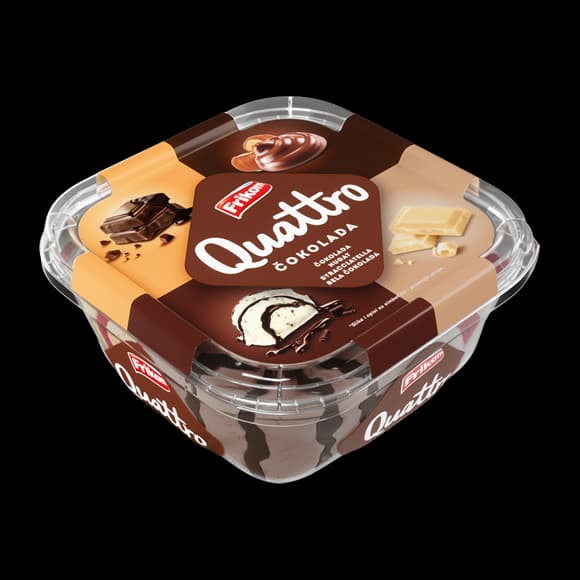 FRIKOM SLADOLED QUATRO ČOKOLADA 1600ml