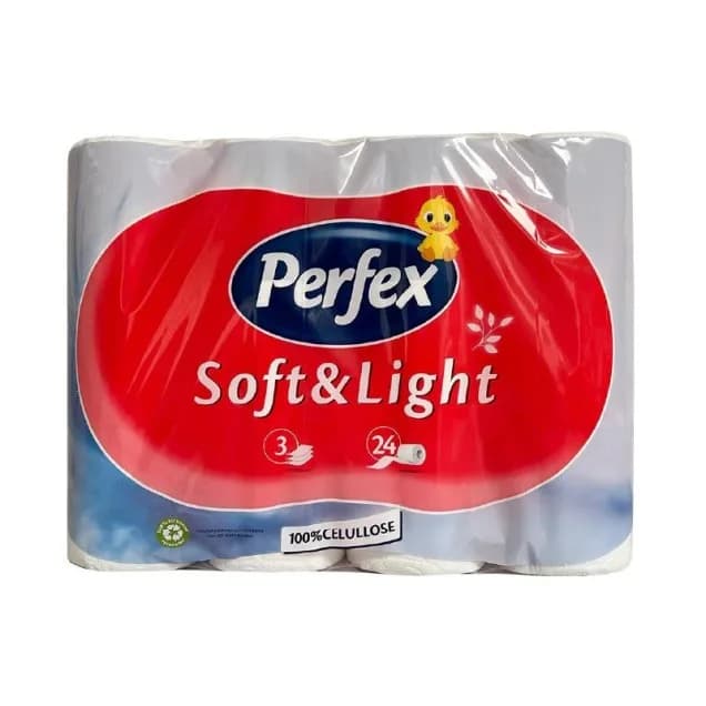 PERFEX TOALET PAPIR, SOFT&LIGHT 24/1, 3SL