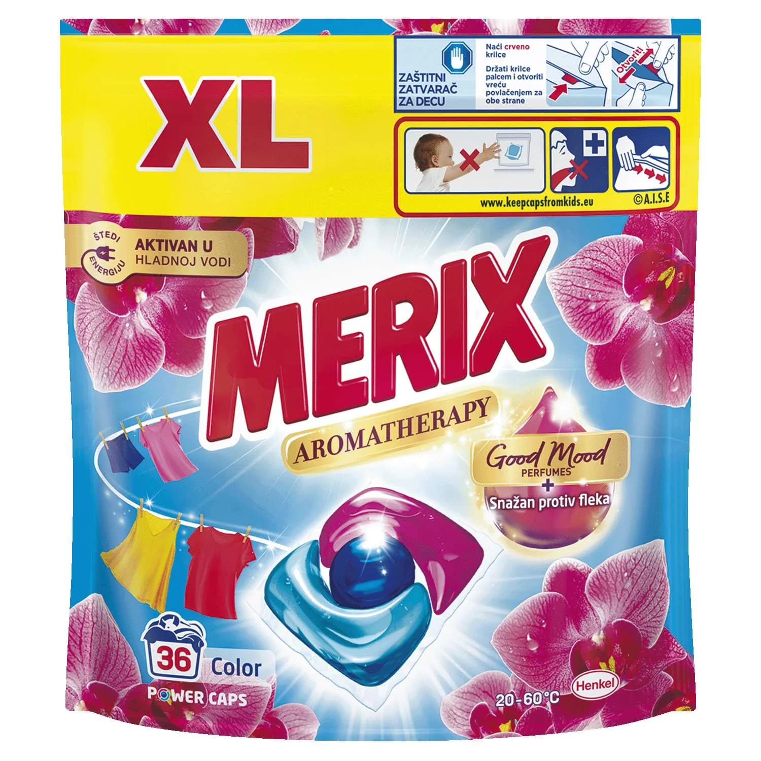 MERIX CAPS 36/1 ORCHID