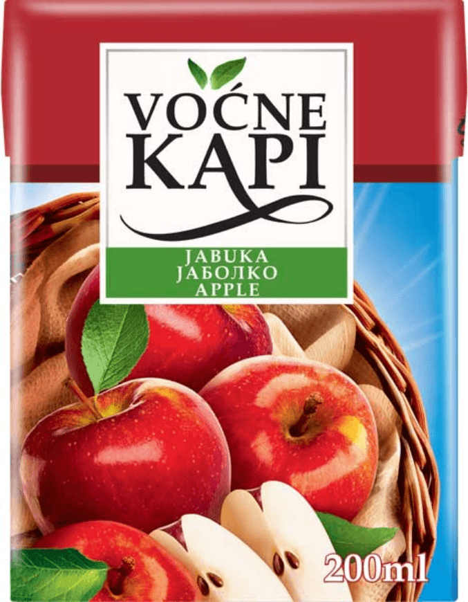 VOĆNE KAPI JABUKA 200ml