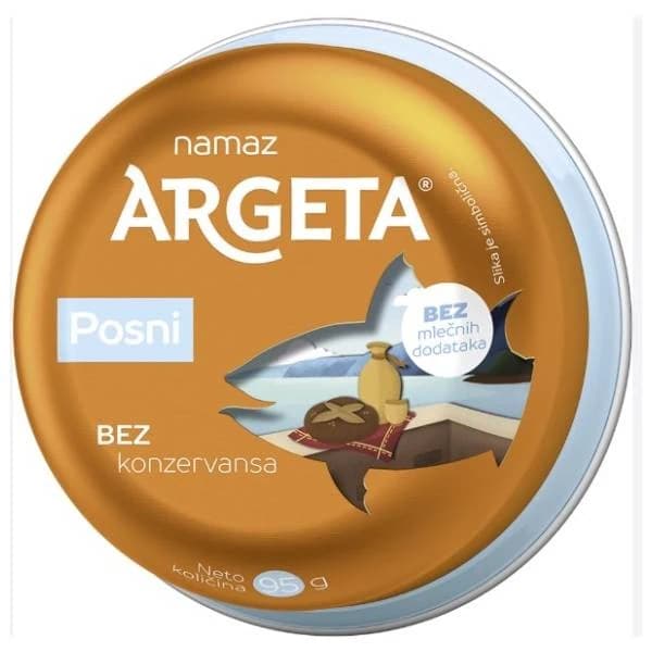 Argeta pašteta posna 95g