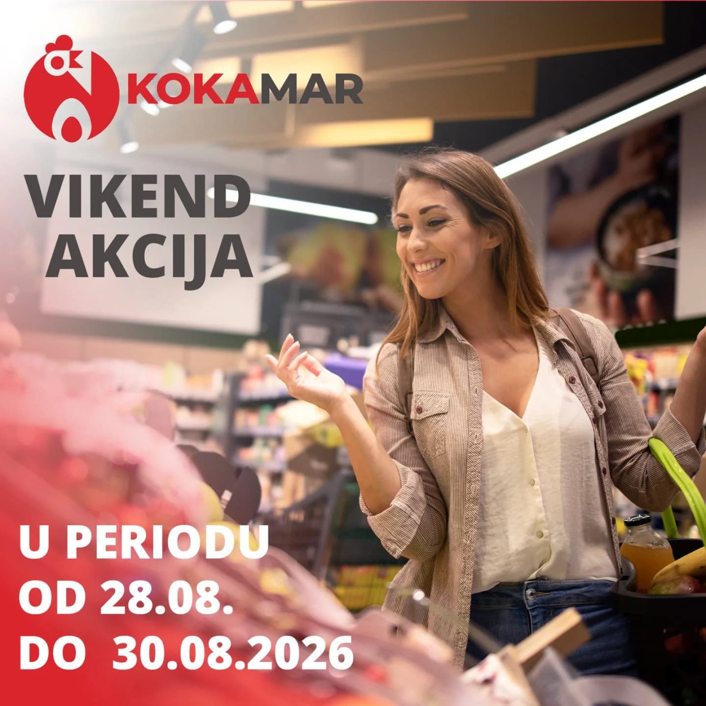 Vikend akcija u Kokamar marketima 28.08.–30.08.2026.