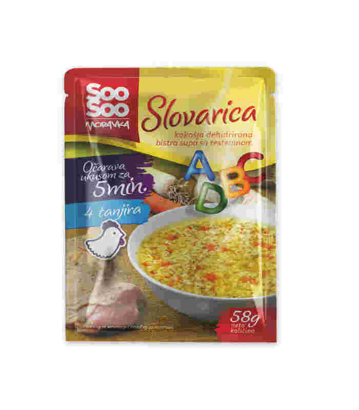 Moravka Slovarica Kokošija Bistra Supa Sa Testeninom 58G Beograd - Premium kvalitet