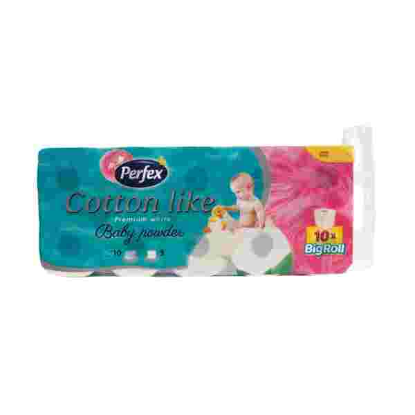 Perfex Toalet Papir, Cotton Bebi Puder 10/1, 3Sl Beograd - Premium kvalitet
