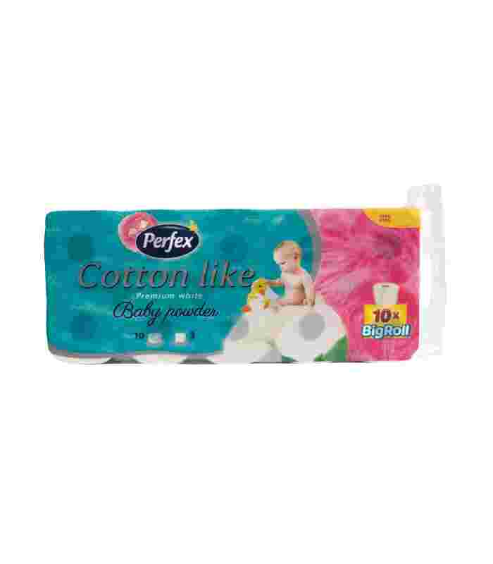 Perfex Toalet Papir, Cotton Bebi Puder 10/1, 3Sl Beograd - Premium kvalitet