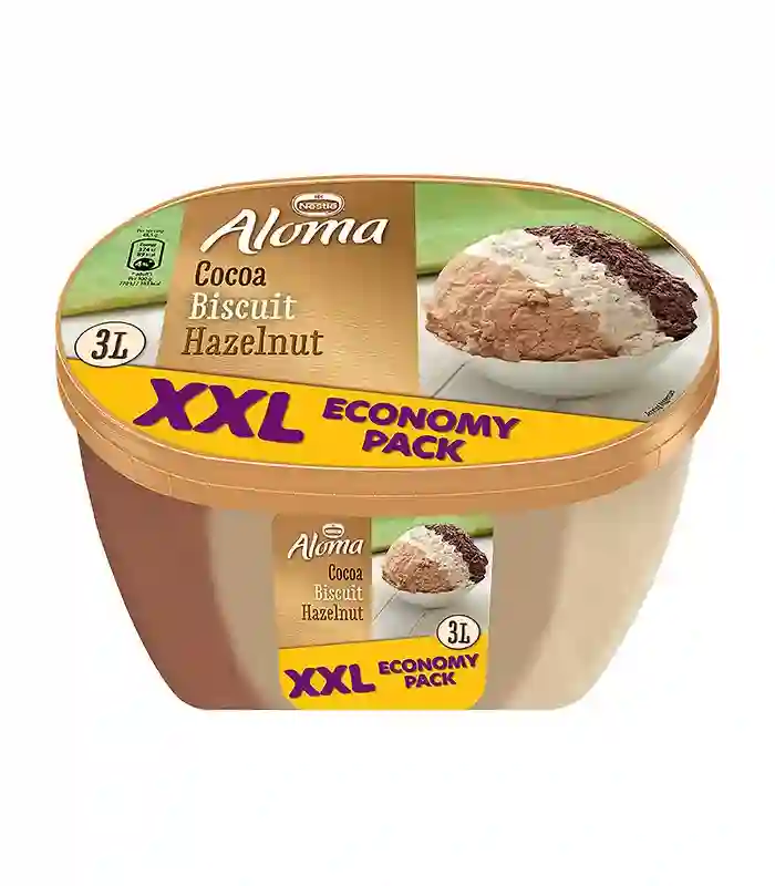Aloma Sladoled Cocoa Biscuit Hazelnut 3L Beograd - Premium kvalitet