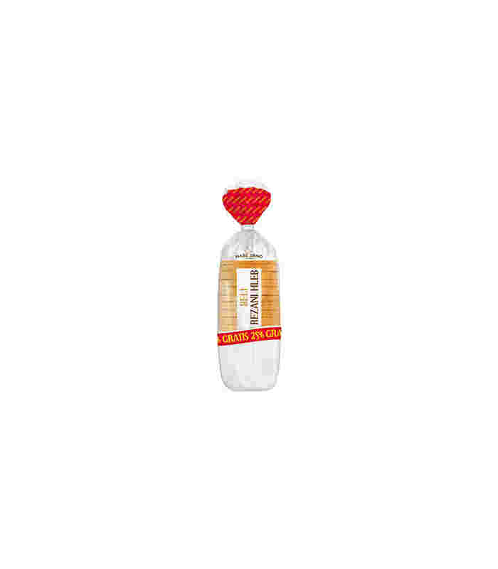 Hleb Beli Rezani 400G+100G Beograd - Premium kvalitet