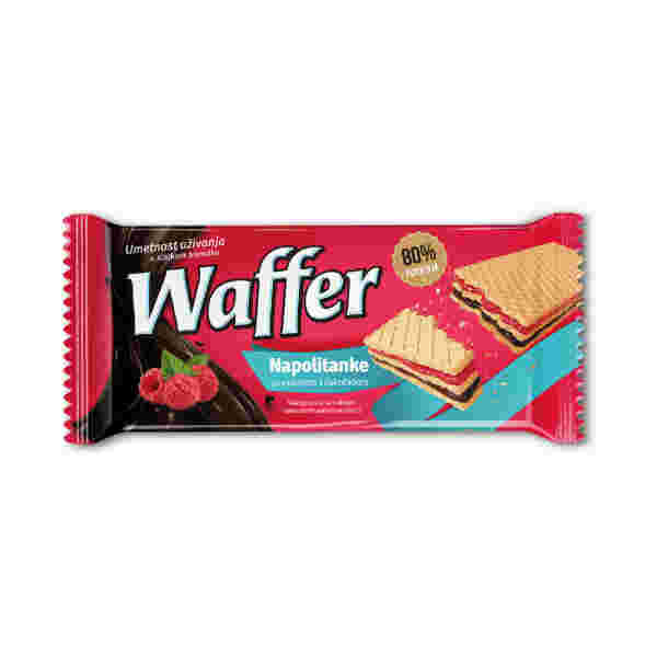 Waffer Napolitanke Sa Malinom I Čokoladom 170G Beograd - Premium kvalitet