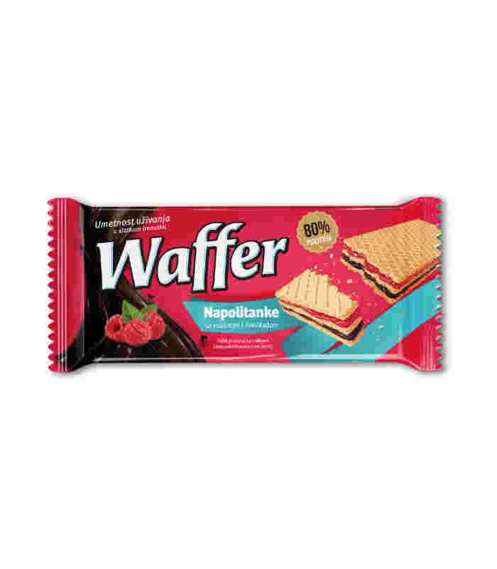 Waffer Napolitanke Sa Malinom I Čokoladom 170G Beograd - Premium kvalitet