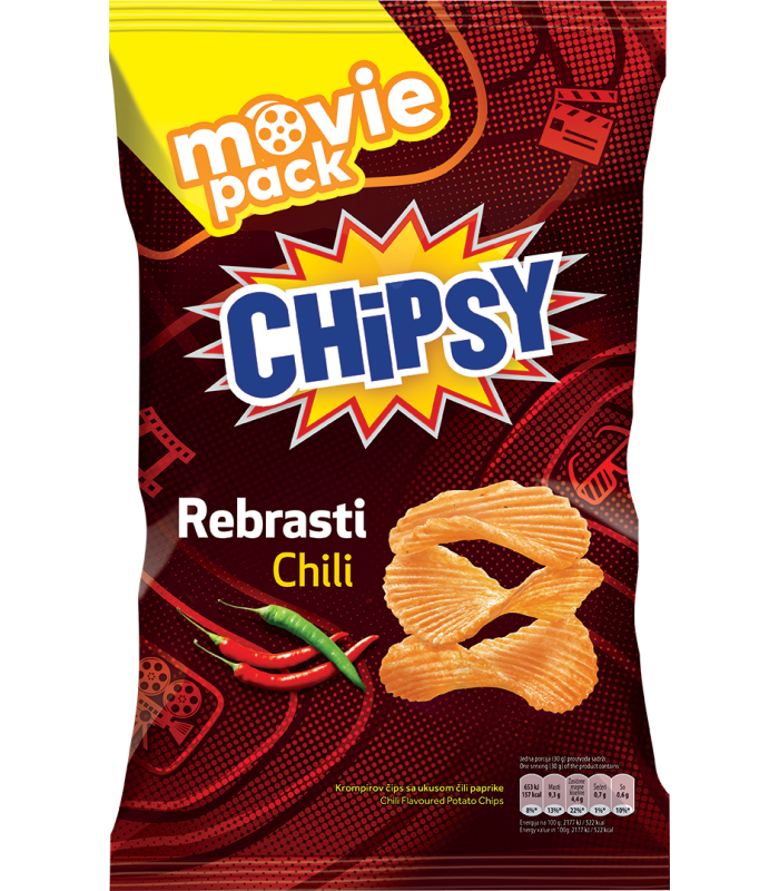 Marbo Chipsy Rebrasti Chili 210G Beograd - Premium kvalitet