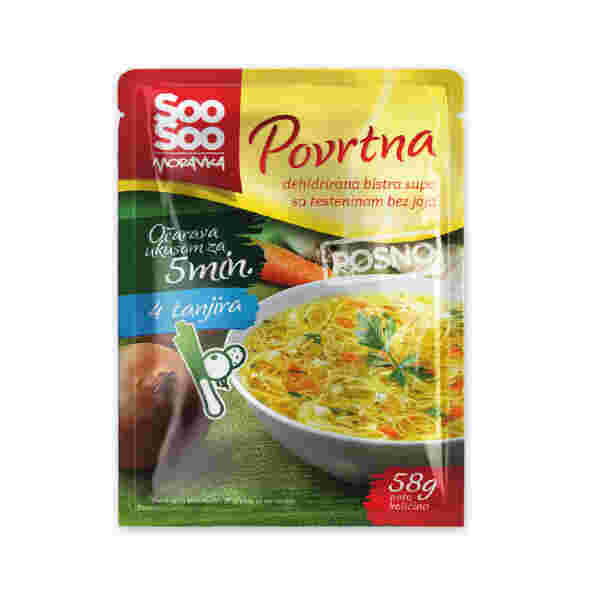 Moravka Povrtna Bistra Supa Sa Testeninom 58G Beograd - Premium kvalitet