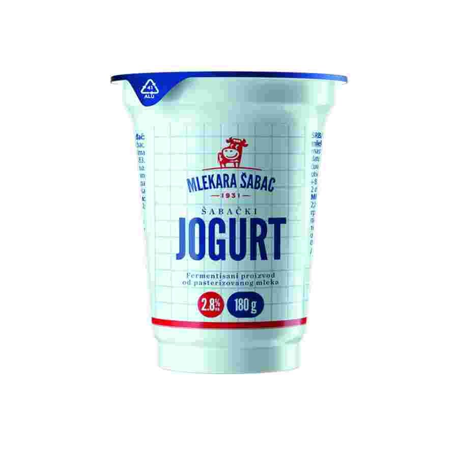 Šabački Jogurt 2,8%Mm 180G Beograd - Premium kvalitet