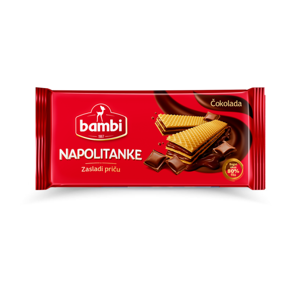 Bambi Napolitanke Čokolada 185G Beograd - Premium kvalitet