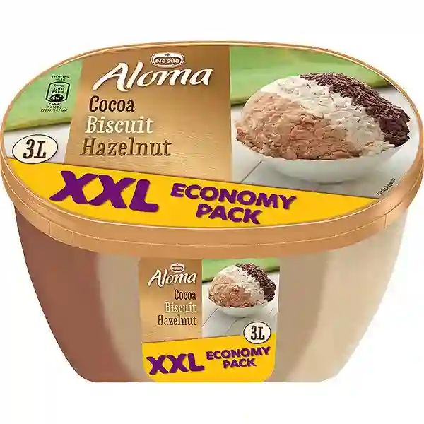 Aloma Sladoled Cocoa Biscuit Hazelnut 3L Beograd - Premium kvalitet