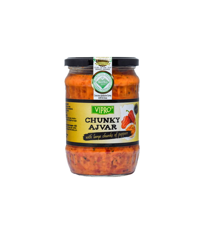 Vipro Ajvar Od Cepkanih Paprika Ljuti 550Ml Beograd - Premium kvalitet