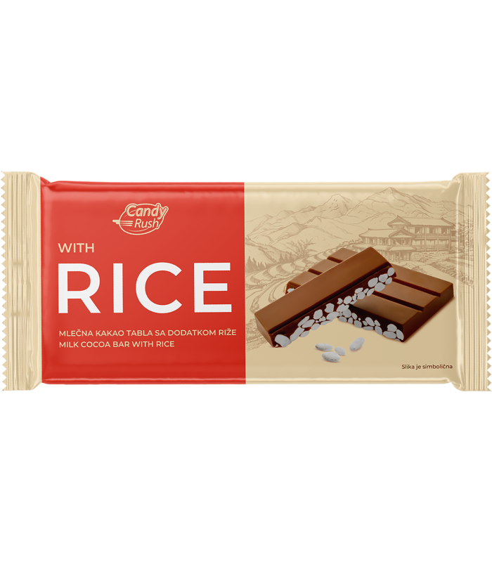 Čokolada Sa Rižom Candy Rush 200G Beograd - Premium kvalitet